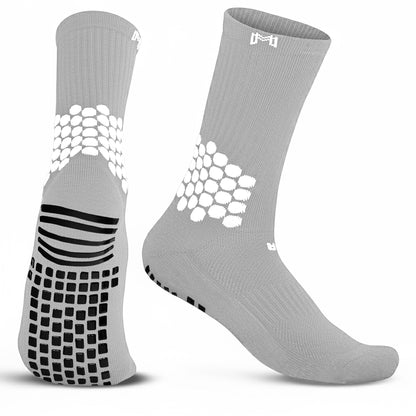 Soccer Grip Socks with Cushioned Ankle Protection