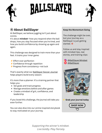 BallSlayer Juggling Summer Challenge (Digital Download)