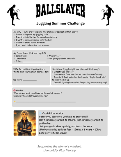 BallSlayer Juggling Summer Challenge (Digital Download)