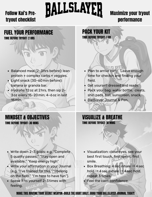 Kai Pre-Tryout Check List