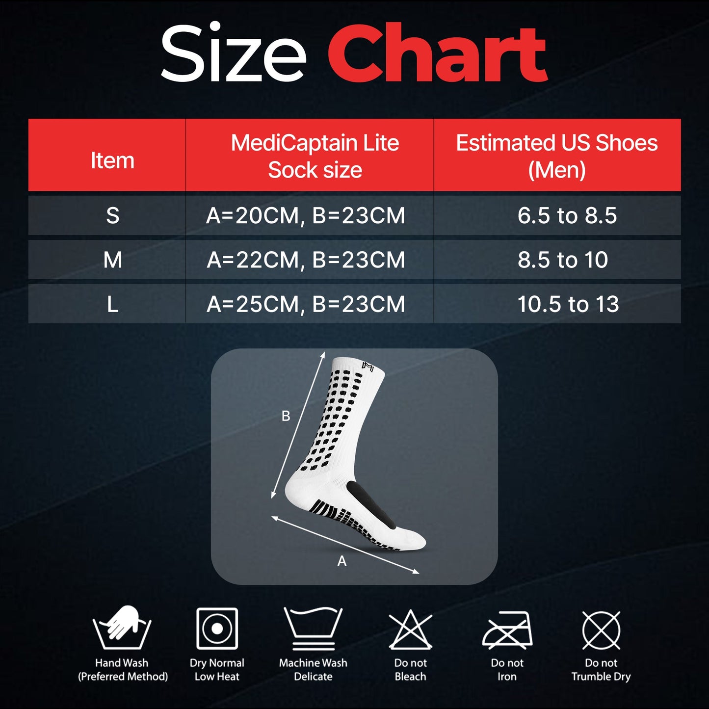 MediCaptain Padded Grip Socks with Foot Protection - Midcalf Length