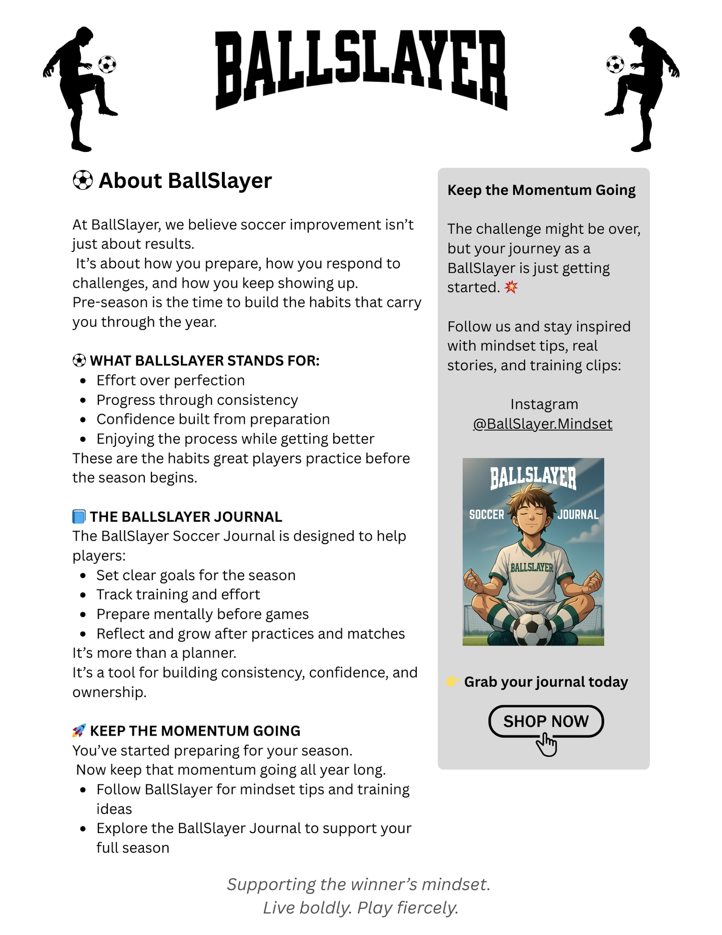Pre-Season Checklist (free download)