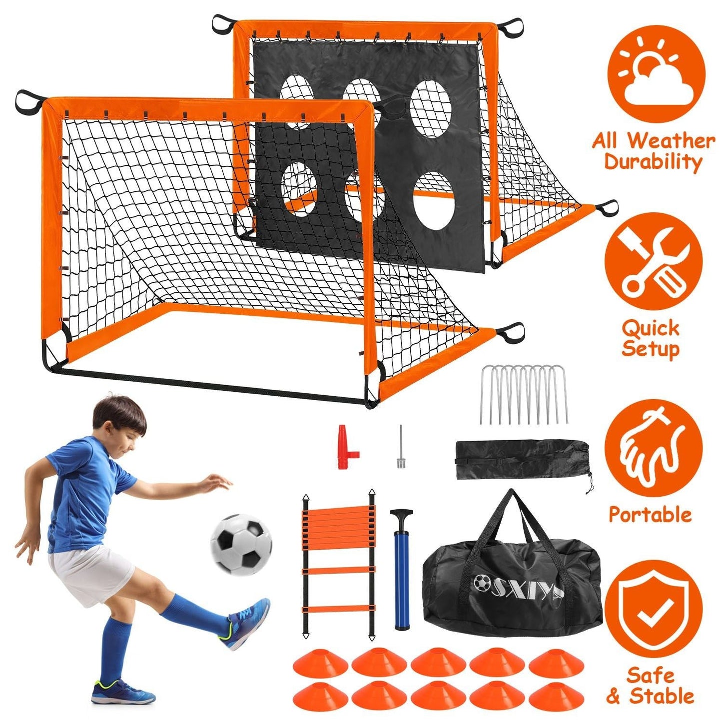 Backyard Soccer Skills Training Kit